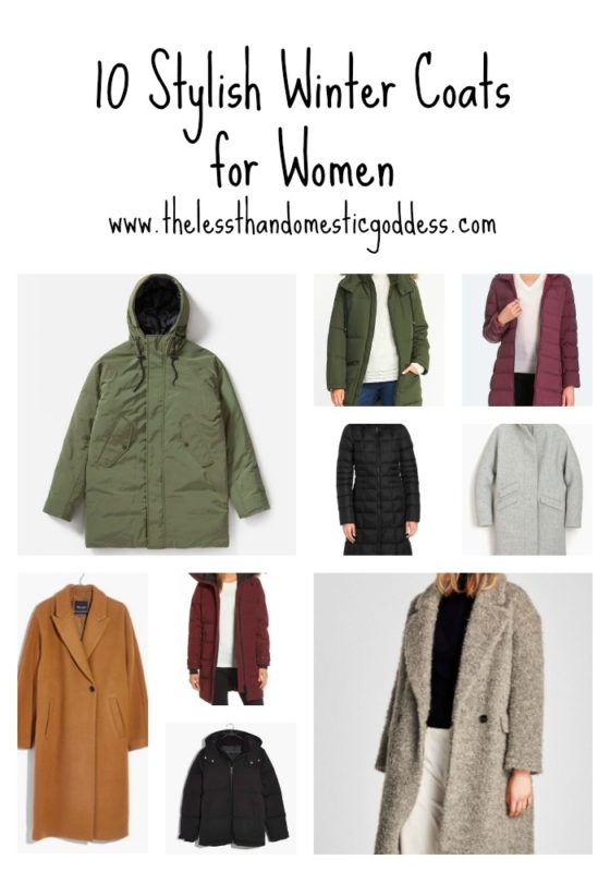 10 Stylish Winter Coats for Women – The Less Than Domestic Goddess